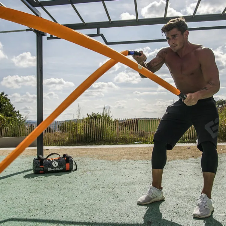 Battle Rope Premium crosstraining et Hyrox - 10 mètres ou 15 mètres / Diamètre 3,8 cm