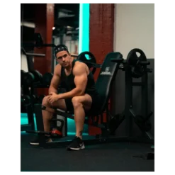 Bench press semi-pro PM50 avec 8 réglables de -15° à 90° - Banc Multi-fonction à leviers Titanium Strength