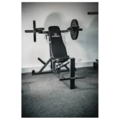 Bench press semi-pro PM50 avec 8 réglables de -15° à 90° - Banc Multi-fonction à leviers Titanium Strength