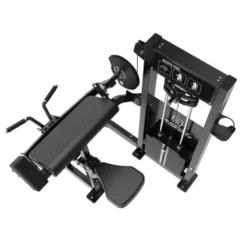 Biceps curl machine à charge guidée avec siège réglable et support spacieux et confortable - ELRX-S10 Titanium Strength