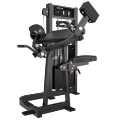 Biceps curl machine à charge guidée avec siège réglable et support spacieux et confortable - ELRX-S10 Titanium Strength