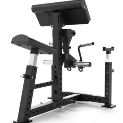 Biceps curl machine professionnelle ATX - Pupitre à biceps à mouvement guidé avec charge libre jusqu'à 150 kg