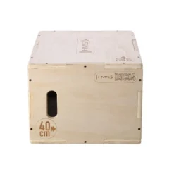 Box de plyométrie en bois contreplaqué de 18 mm - 50 x 40 x 30 cm