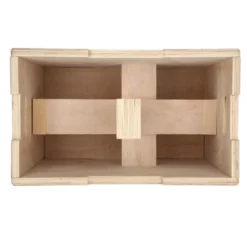 Box de plyométrie en bois contreplaqué de 18 mm - 50 x 40 x 30 cm