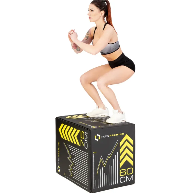 Box de plyométrie en mousse de polyéthylène 3 en 1