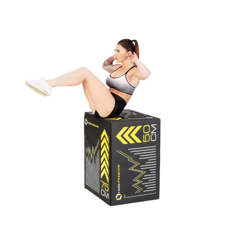 Box de plyométrie en mousse de polyéthylène 3 en 1