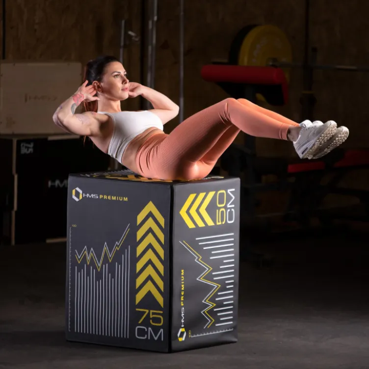 Box de plyométrie en mousse de polyéthylène 3 en 1