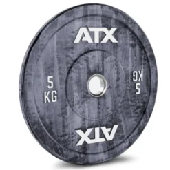 Bumper Plates ATX Color Fade 5 à 25 kg - Disques de poids olympiques avec code couleur international et écart de poids faible