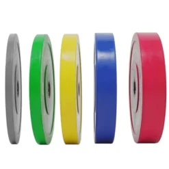 Bumper plates Force USA en caoutchouc colorés avec code couleur IWF de 5 à 25 kg