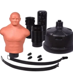 Buste de frappe ajustable en hauteur jusqu'à 178 cm - Idéal pour la pratique des coups en boxe