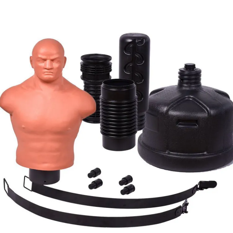 Buste de frappe ajustable en hauteur jusqu'à 178 cm - Idéal pour la pratique des coups en boxe
