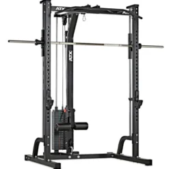 Cadre guidé avec poulie haute et basse charge automatique - Smith machine avec colonne de poids