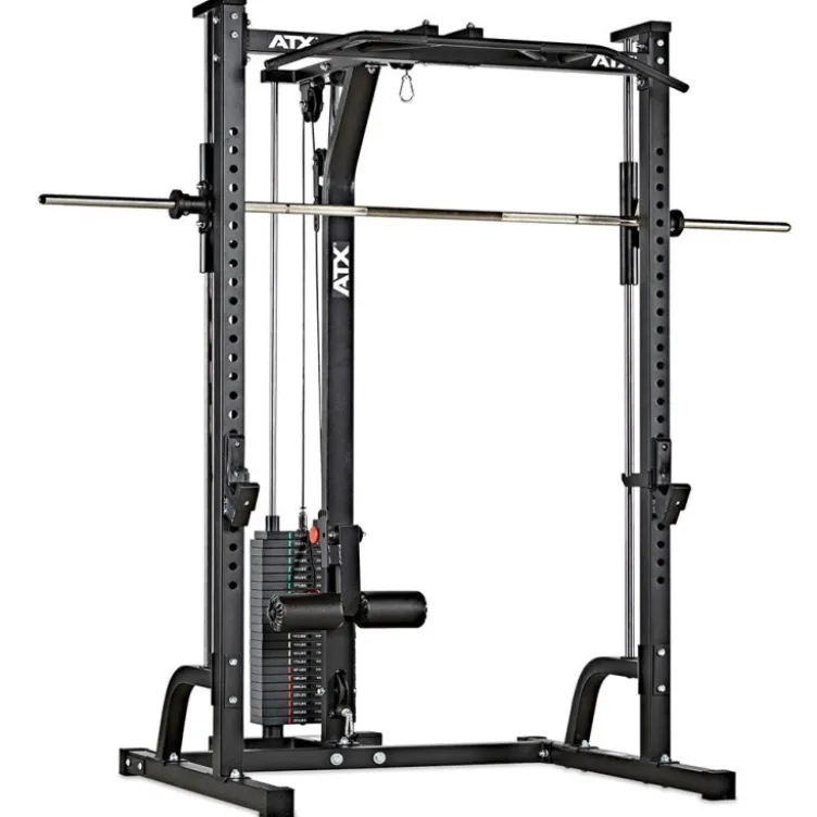 Cadre guidé avec poulie haute et basse charge automatique - Smith machine avec colonne de poids