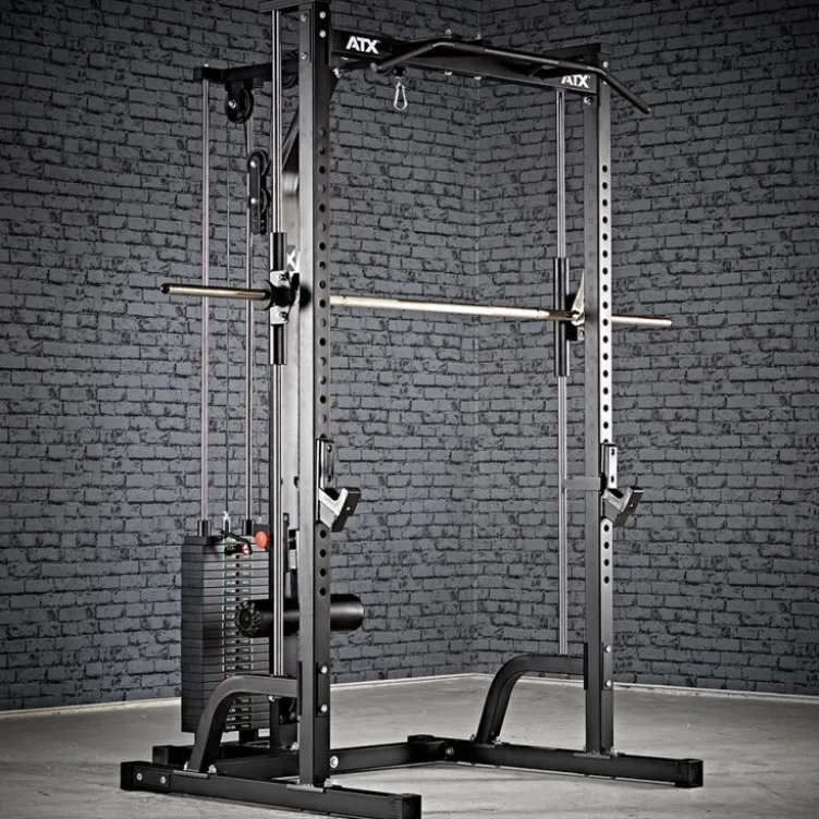 Cadre guidé avec poulie haute et basse charge automatique - Smith machine avec colonne de poids