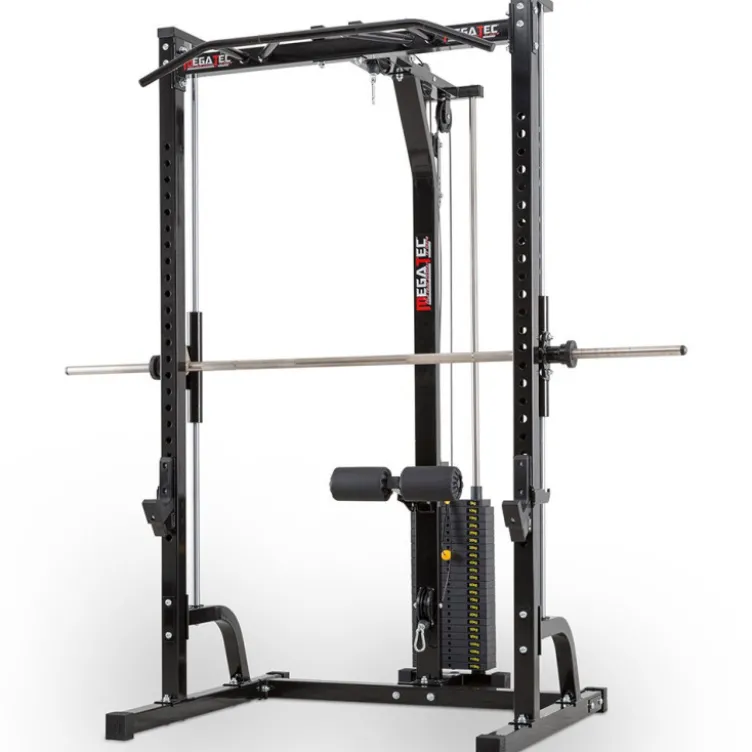 Cadre guidé avec poulie haute et basse charge automatique - Smith machine avec colonne de poids