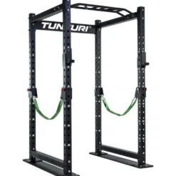 Cage de crosstraining rack avec barre de traction et supports de sécurité