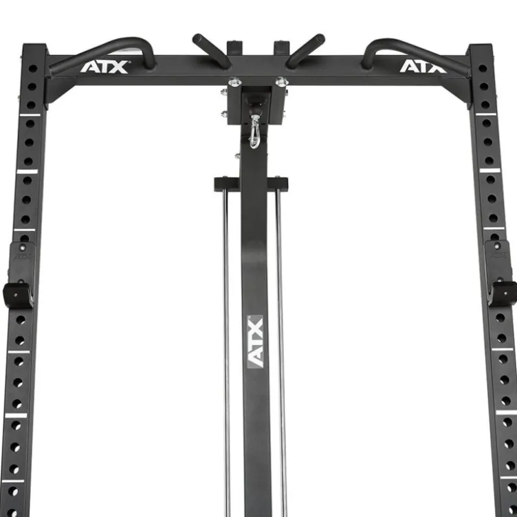 Cage de musculation ATX avec poste à poulie à charges libres et poignées de traction - Série 600