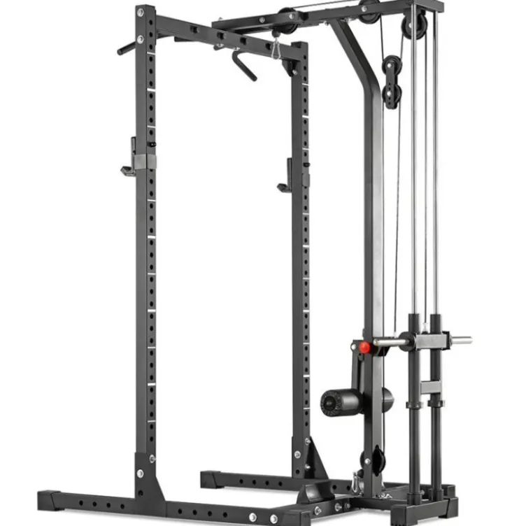 Cage de musculation ATX avec poste à poulie à charges libres et poignées de traction - Série 600