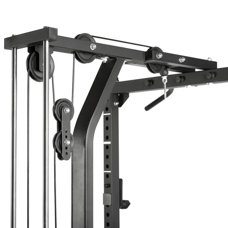 Cage de musculation ATX avec poste à poulie à charges libres et poignées de traction - Série 600