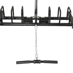 Cage de musculation avec poulie haute et basse à charges libres et supports de rangement pour Home-Gym