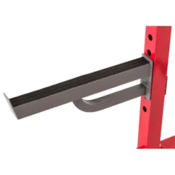Cage de musculation pour home-gym avec supports de rangement pour disques olympiques et barre de traction