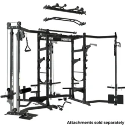 Cage à squat modulable MYRACK Force USA 220 cm - Usage semi-pro