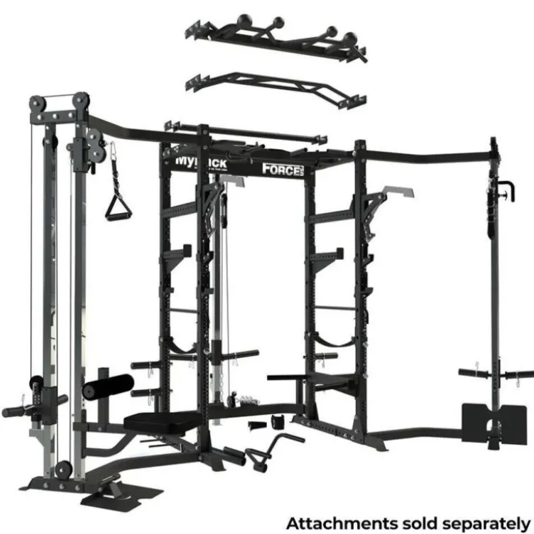 Cage à squat modulable MYRACK Force USA 220 cm - Usage semi-pro