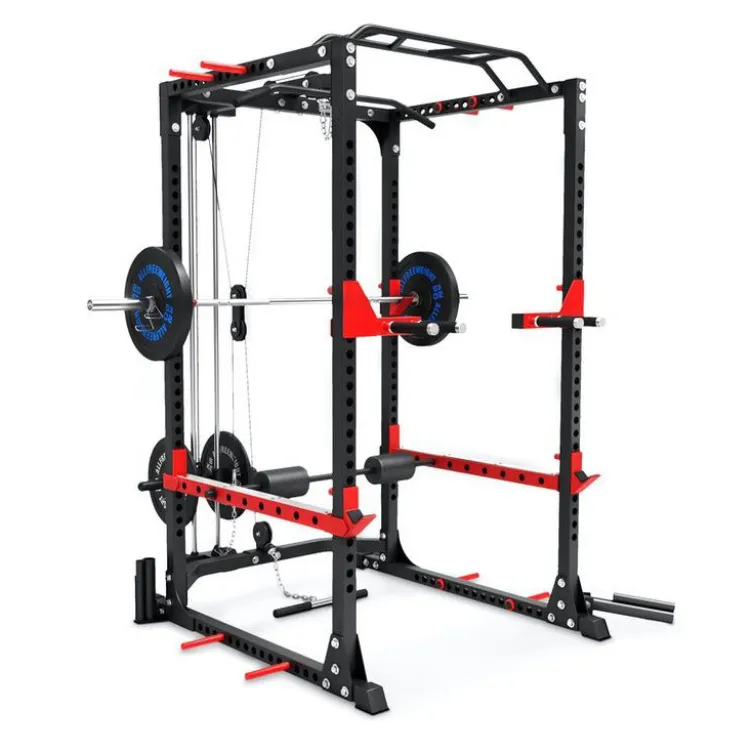 Cage à squat multi-équipée avec poulie haute et basse capacité de charge 300 kg