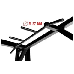 Cage à squat polyvalente de musculation avec barre de traction multigrip - Capacité 800 kg