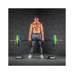 Cales de Deadlift en caoutchouc capacité 500 kg pour les entraînements de soulevé de terre Strongman et de musculation