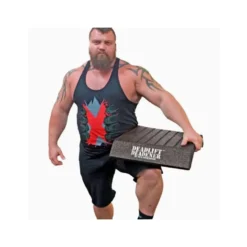 Cales de Deadlift en caoutchouc capacité 500 kg pour les entraînements de soulevé de terre Strongman et de musculation