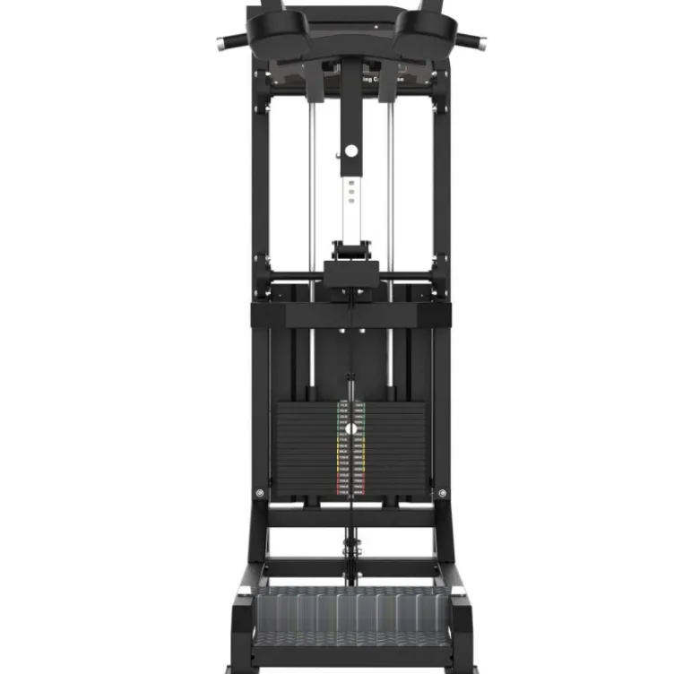Calf raise machine Titanium à charge guidée avec plateforme à deux hauteurs et réglages divers - Appareil PRO Élite EL-S14