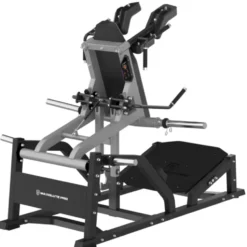 Calf squat machine à charge libre jusqu'à 200 kg - V-squat Maxglute PRO Titanium Strength MG-PL36 avec poignées doubles