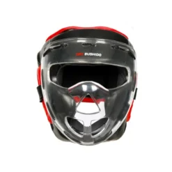 Casque de boxe en cuir synthétique rembourré en mousse - Sangle adaptable