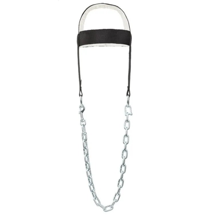 Casque rembourré en nylon réglable par velcro pour renforcement des muscles du cou