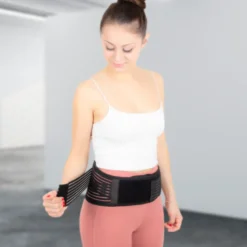 Ceinture auto-chauffante de protection de la zone lombaire - Ceinture de musculation et récupération musculaire