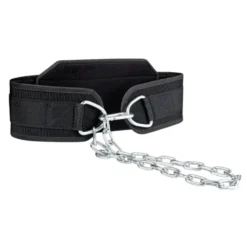 Ceinture d'haltérophilie avec chaîne de lest - Entraînement fitness à domicile