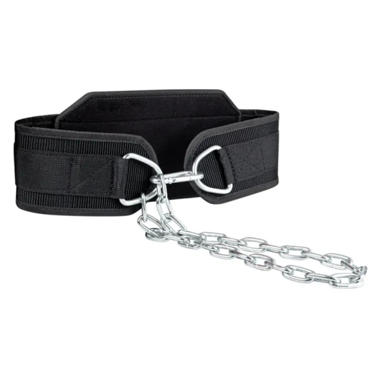 Ceinture d'haltérophilie avec chaîne de lest - Entraînement fitness à domicile