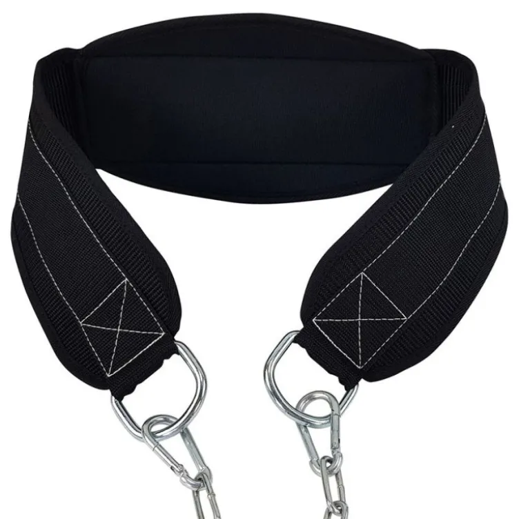 Ceinture lest de musculation pour tractions et dips avec chaîne