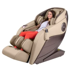 Chaise massante professionnelle avec dossier chauffant et ioniseur d'air - Bienfaits musculaires musculation