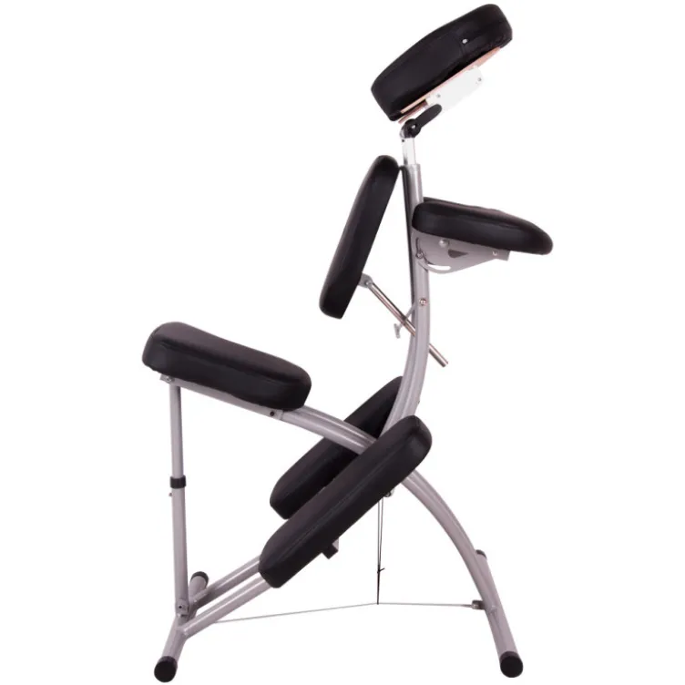 Chaise pliable pour le massage des muscles à capacité de charge 150 kg - rembourrage épais et confortable avec hauteur ajustable