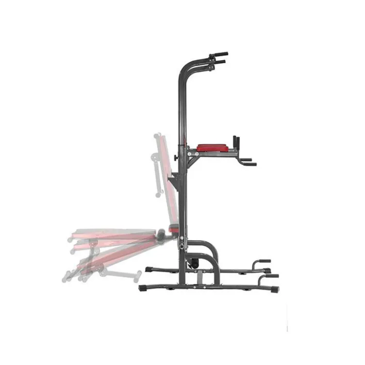 Chaise romaine multifonction pliable traction dips et dévéloppé couché home gym