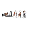Chaise romaine polyvalente pliable pour entraînement à domicile 130 kg de résistance