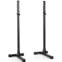 Chandelles de musculation ATX avec 45 trous différents capacité de charge 400 kg - Crochets fournis