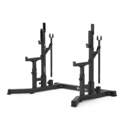 Chandelles rack de musculation avec capacité de charge 300 kg - Hauteur réglable