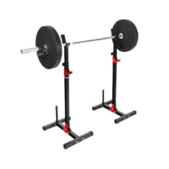 Chandelles repose barre renforcée réglable 300 kg réglable sur 7 niveaux