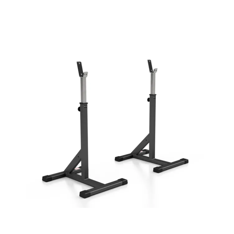 Chandelles repose-barres squat rack réglable capacité de charge 300 kg