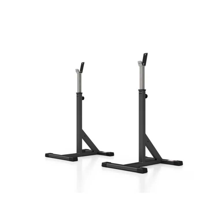 Chandelles repose-barres squat rack réglable capacité de charge 300 kg