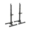 Chandelles réglables homegym 180 cm avec repose barre de sécurité