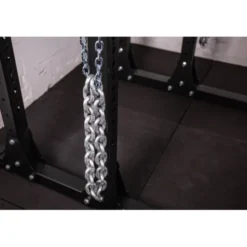 Chaînes de powerlifting en acier x2 - 2 mousquetons inclus